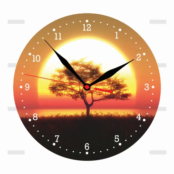 Serenity Sunset Wall Clock