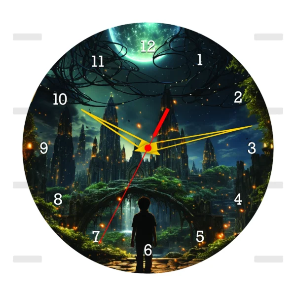 Fantasy Dreamscape Wall Clock