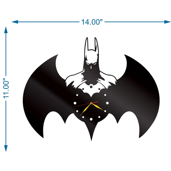 Batman Wall Clock Size