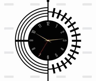 Orbit Sync Wall Clock